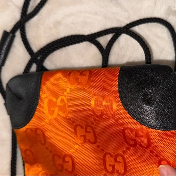 GG Orange nylon off the grid backpack - Picture 6 of 16